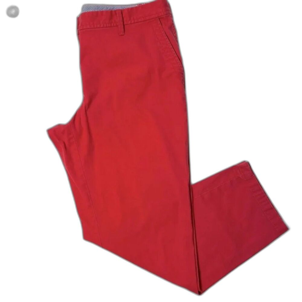 Talbots Petites Relaxed Chino Pants Red Size 10p